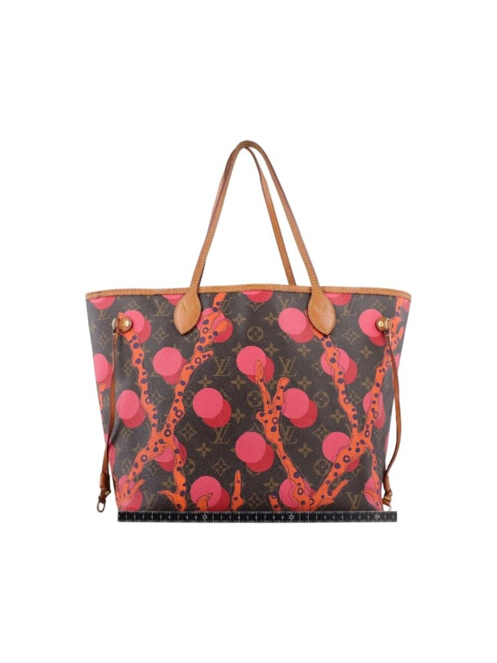 ★SOLD★ Louis Vuitton Neverfull MM Monogram Brown Multi Lamage - Picture 2 of 15